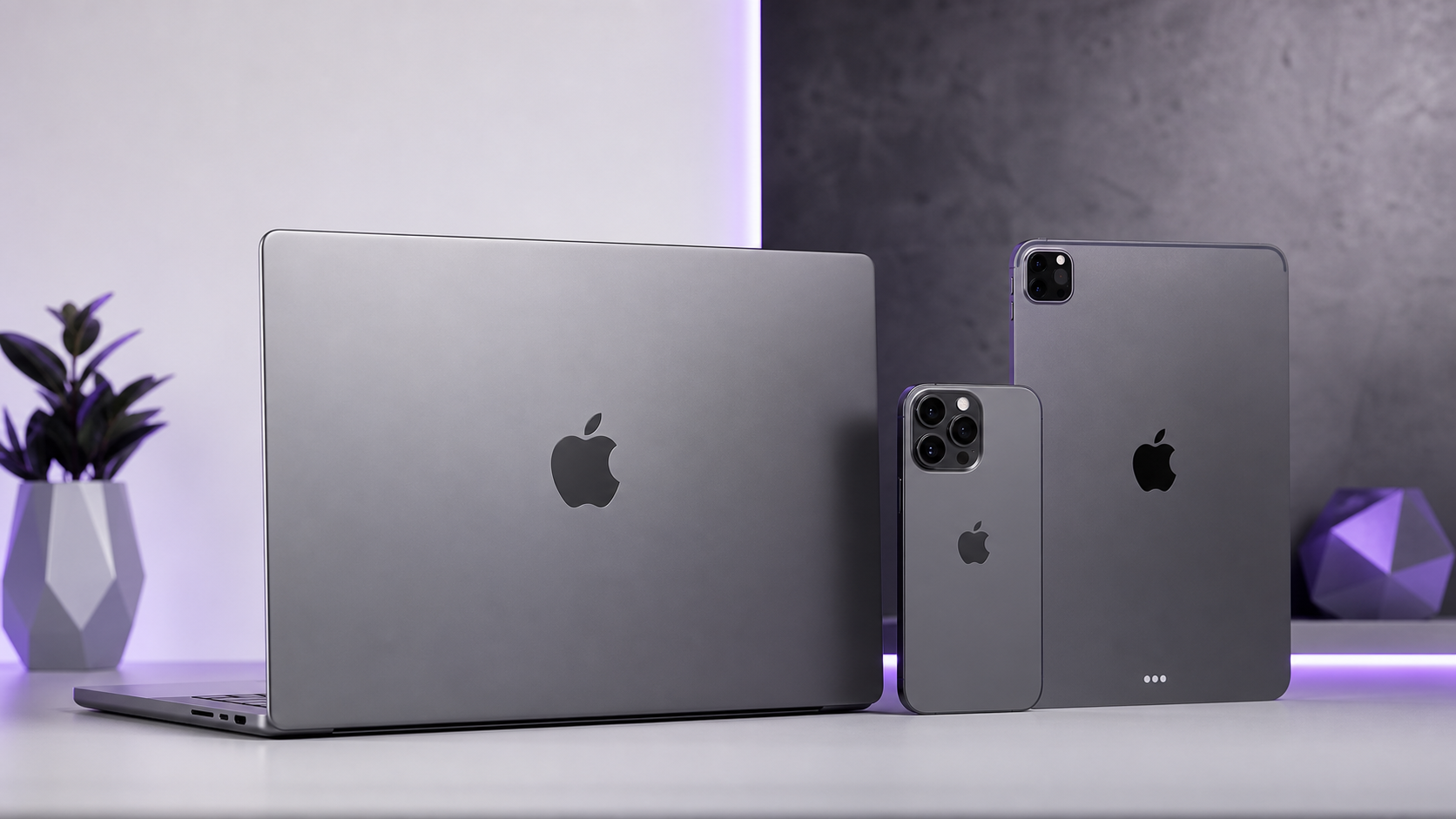 MacBook, iPhone и iPad задней стороной для кейса ремонта техники Apple